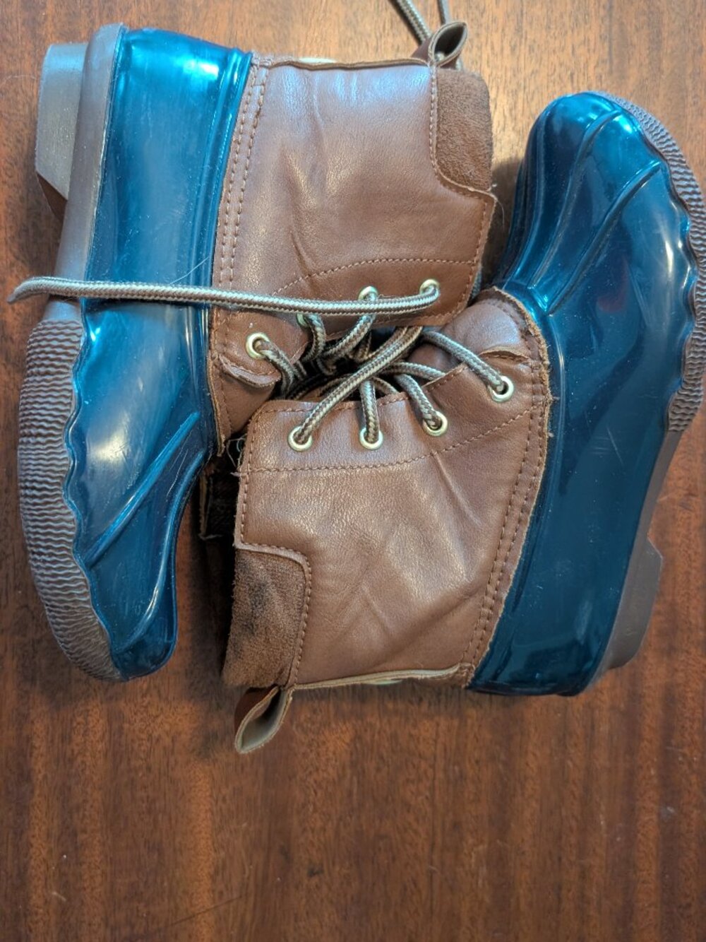 Adrienne Vittadini Girls Duck Boots - Size 1 - EUC